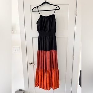 Anthropologie smocked waist summer dress Women’s M